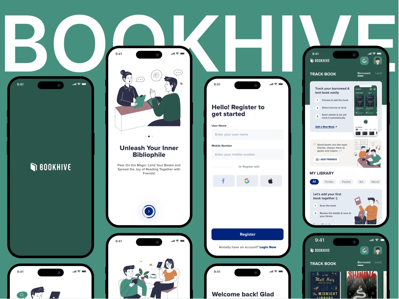Bookhive — case study cover