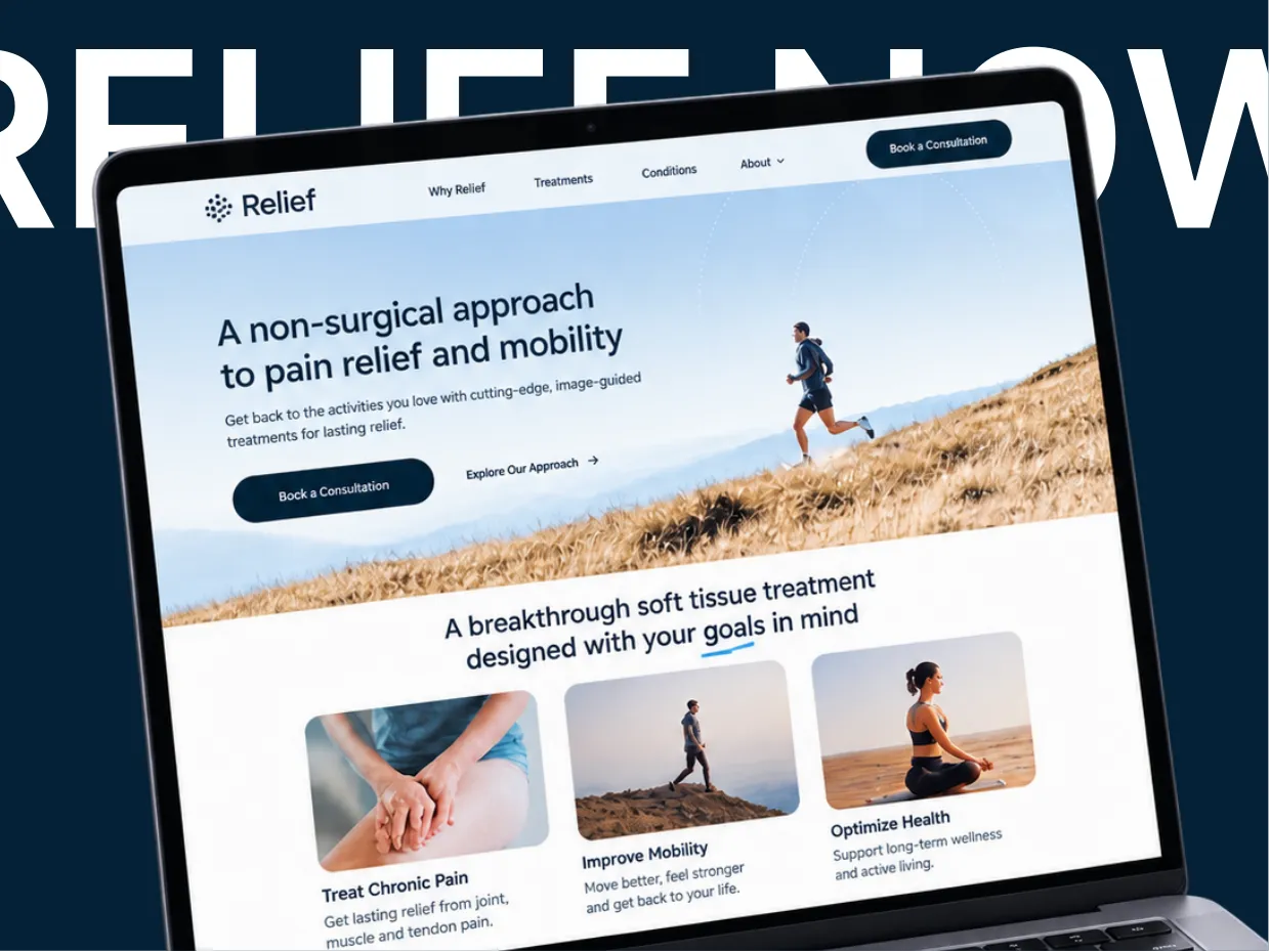 Relief Now — case study cover