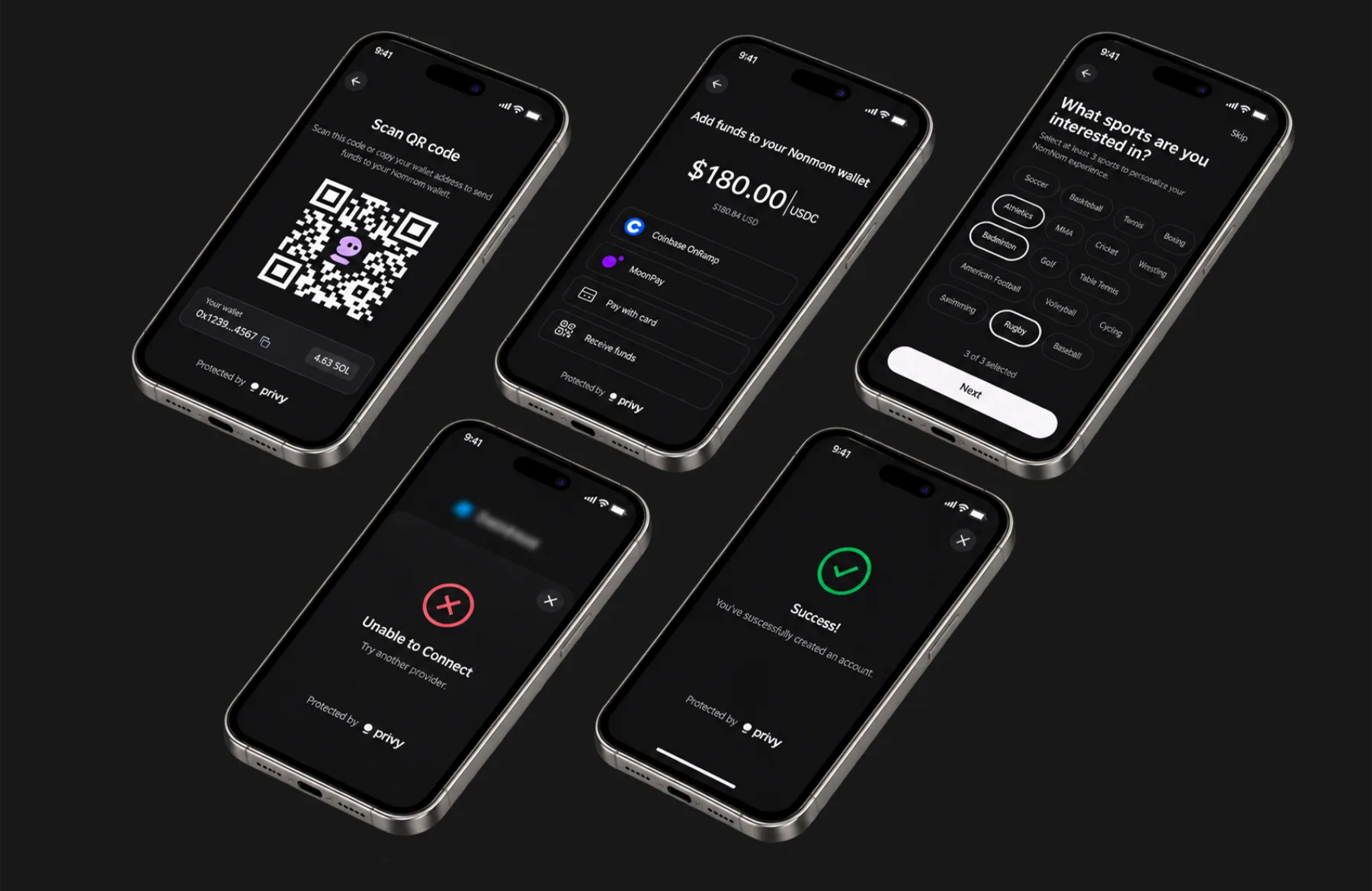 NomNom onboarding — capturing user interest